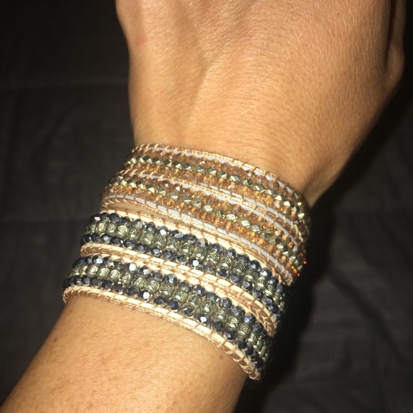 katie soleil Jewelry - 2 wrap around bracelet/choker great condition